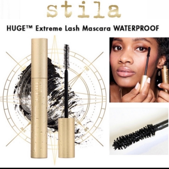 STILA HUGE EXTREME LASH WATERPROOF MASCARA : BLACK - Picture 6 of 6